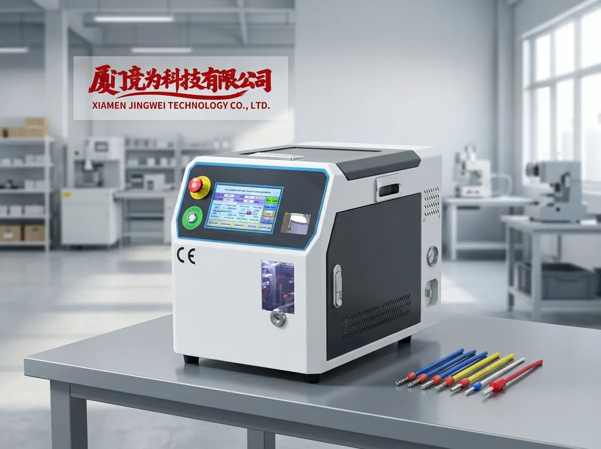 Máquina Automática de Decapagem e Crimpagem de Terminais com Função de Torção JW-0.3-16MM2