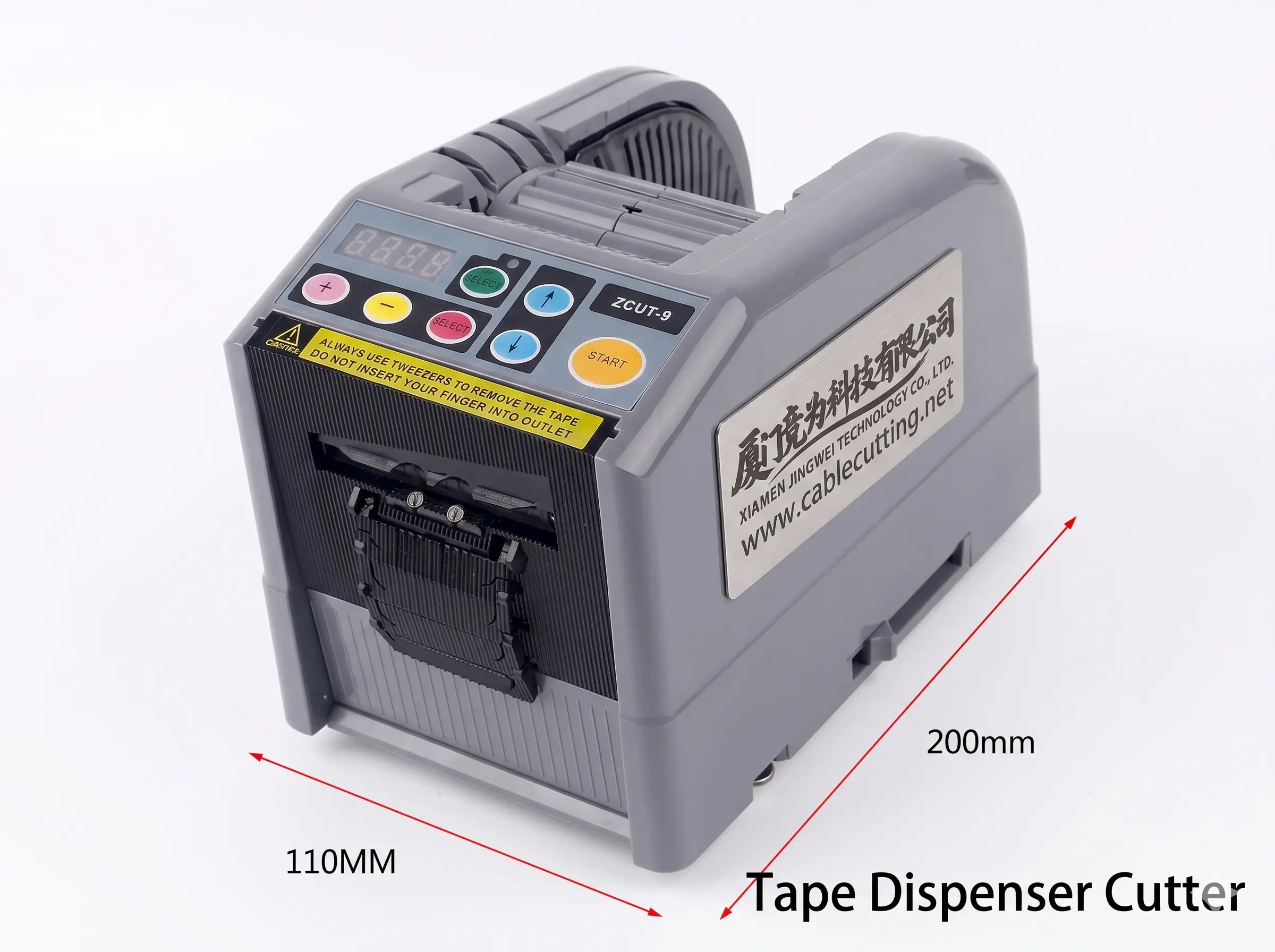 Dispensador e Cortador Automático de Fita ZCUT-9