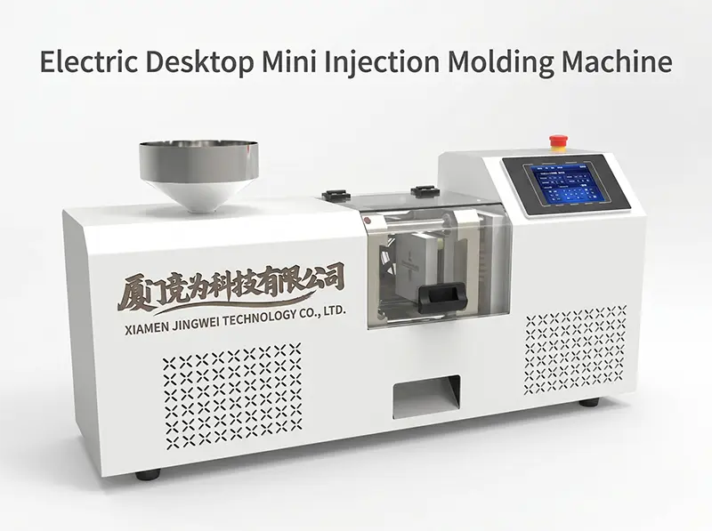 Máquina de Injeção Elétrica de Mesa Mini JW-01 | Moldagem de Microplásticos