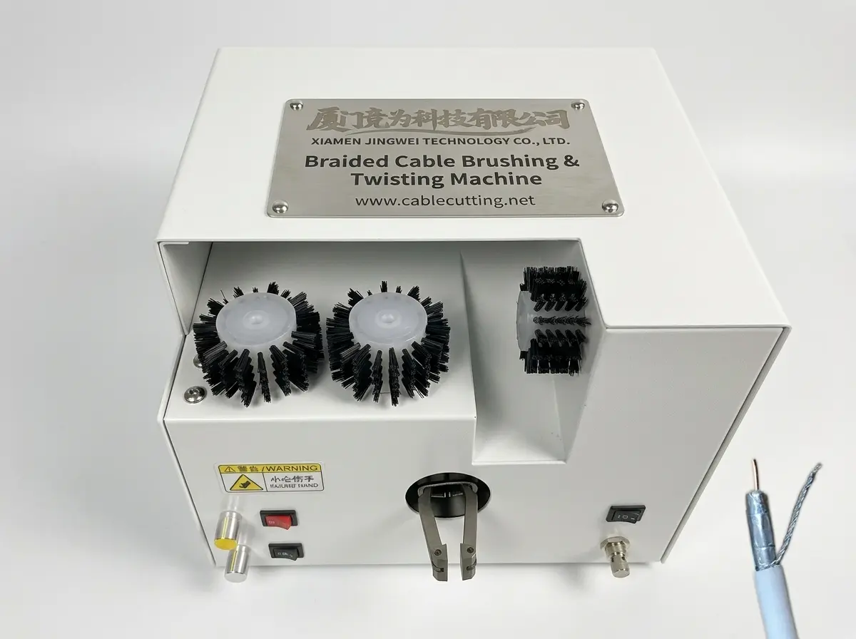 Máquina de Escovar e Torcer Fio Blindado WPM-192