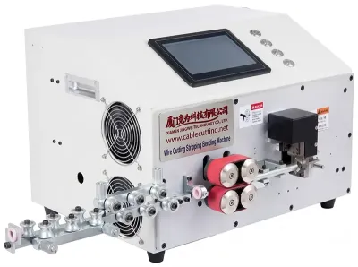 Máquina Automática de Cortar, Descascar e Dobrar Fios 25mm² WPM-25ZWJ