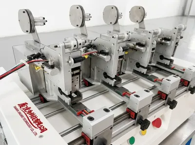 Máquina de Enrolar Chicotes com 4 Estações Síncronas e Múltiplas Cabeças JW-MH04 Thumb