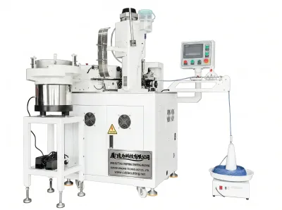 Máquina Automática de Inserir Luva, Torcer e Estanhar Cabos WPM-018HS