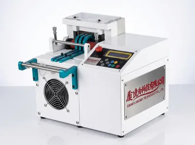 Cortador Automático de Mangas para Borracha, Plástico, Tubos e Fios WPM-100