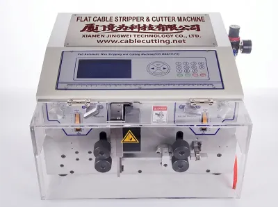 Máquina Automática de Decapagem e Corte de Cabos Planos WPM-09BHT - Máquina de Corte e Descascamento de Fios