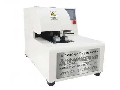 Máquina Automática de Enrolamento de Fita para Cabo Plano WPM-690P - Máquina de Envolvimento com Fita