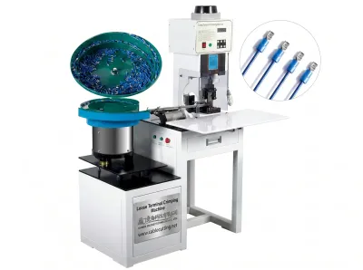 Máquina de Crimpagem de Terminais Soltos com Alimentação Vibratória WPM-160