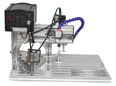 Máquina de Solda Semiautomática para Conectores USB 205H