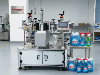Máquina Rotuladora Semiautomática de Dos Caras por Rodillo JW-T-102