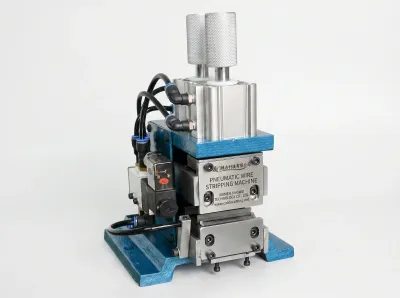 Máquina Vertical Pneumática de Descascar Fios AWG 18-32