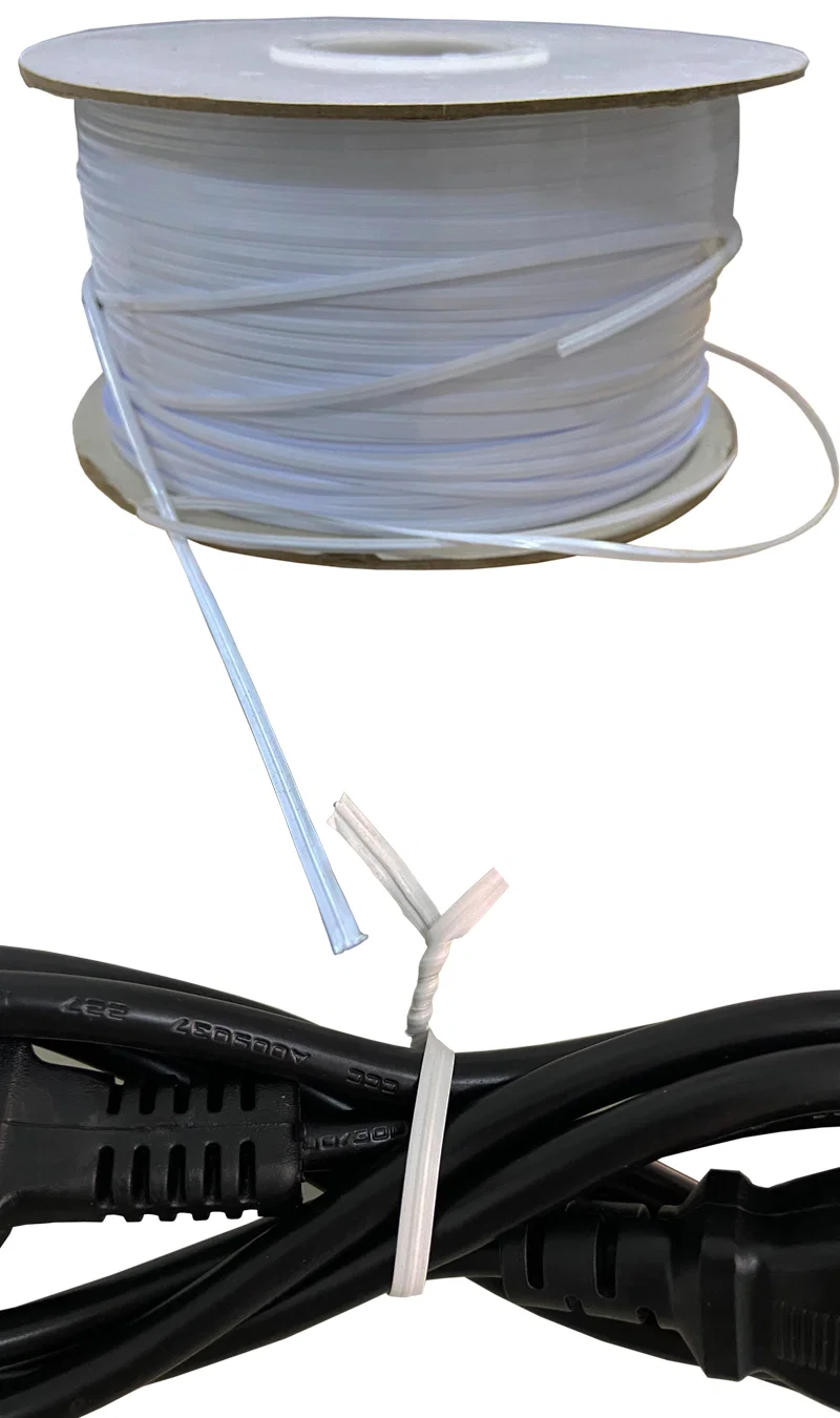 Laço preto/branco da torção da cor, fio para a máquina do laço do enrolamento do fio