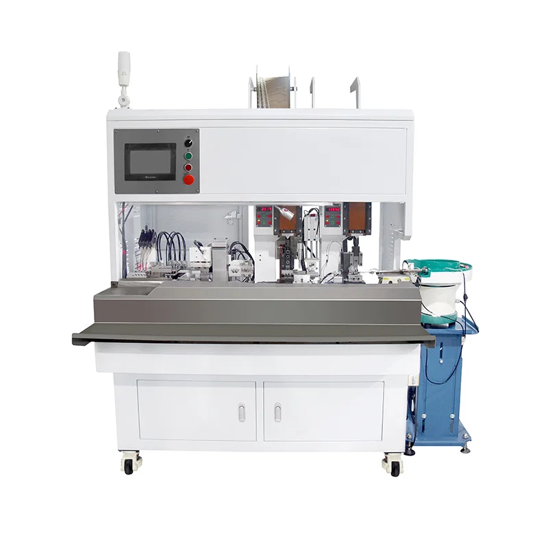 Máquina de friso do cabo para terminais diferentes no comprimento diferente do núcleo interno, terminal da máquina de friso do fio, máquina de friso solar do fio 