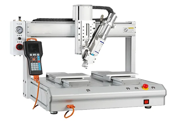 máquina distribuidora automática da colagem do AB máquina de sistema de controlo do distribuidor da linha central 3 