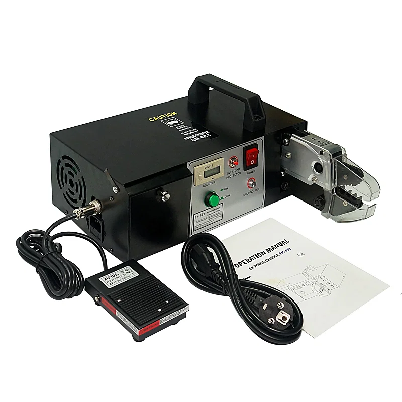 A variedade de ferramentas do friso de terminais equipou o tipo elétrico máquina de friso terminal EM-6B1 EM-6B2, friso terminal, terminal de friso do cabo, máquina de friso