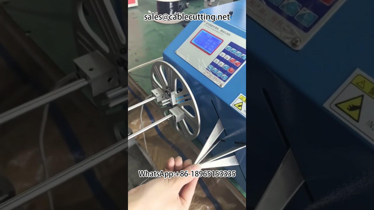 Máquina de enrolar cabos de dados e decapagem automática para fios automotivos