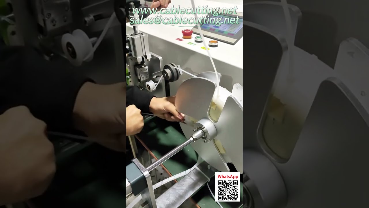Máquina de Bobinagem de Cabo Plano de Precisão: Medição, Travessia e Enrolamento Automáticos
