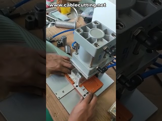 Máquina de Crimpagem para Cabo Fita | Prensa de Cabo Plano | Equipamento de Prensagem