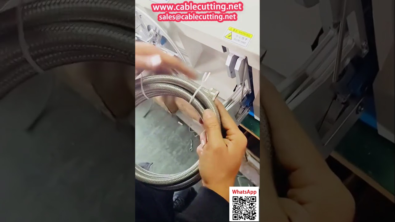 Máquina de Enrolar e Amarrar Tubos Sanitários - Automação Eficiente