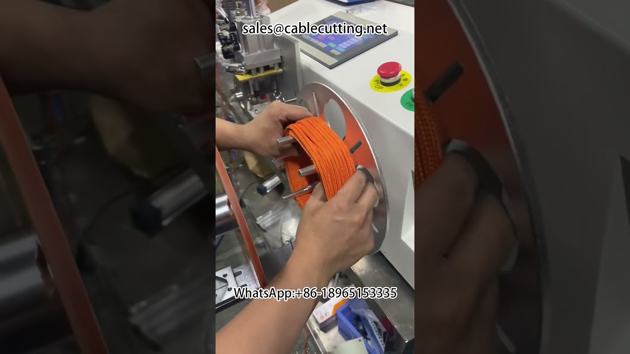 Máquina de Medição, Enrolamento e Amarração de Cabos, Fios e Tubos | Automação Industrial