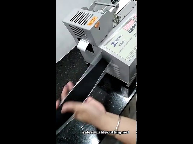 Máquina Automática de Corte de Fita Velcro | Cortador de Velcro Adesivo
