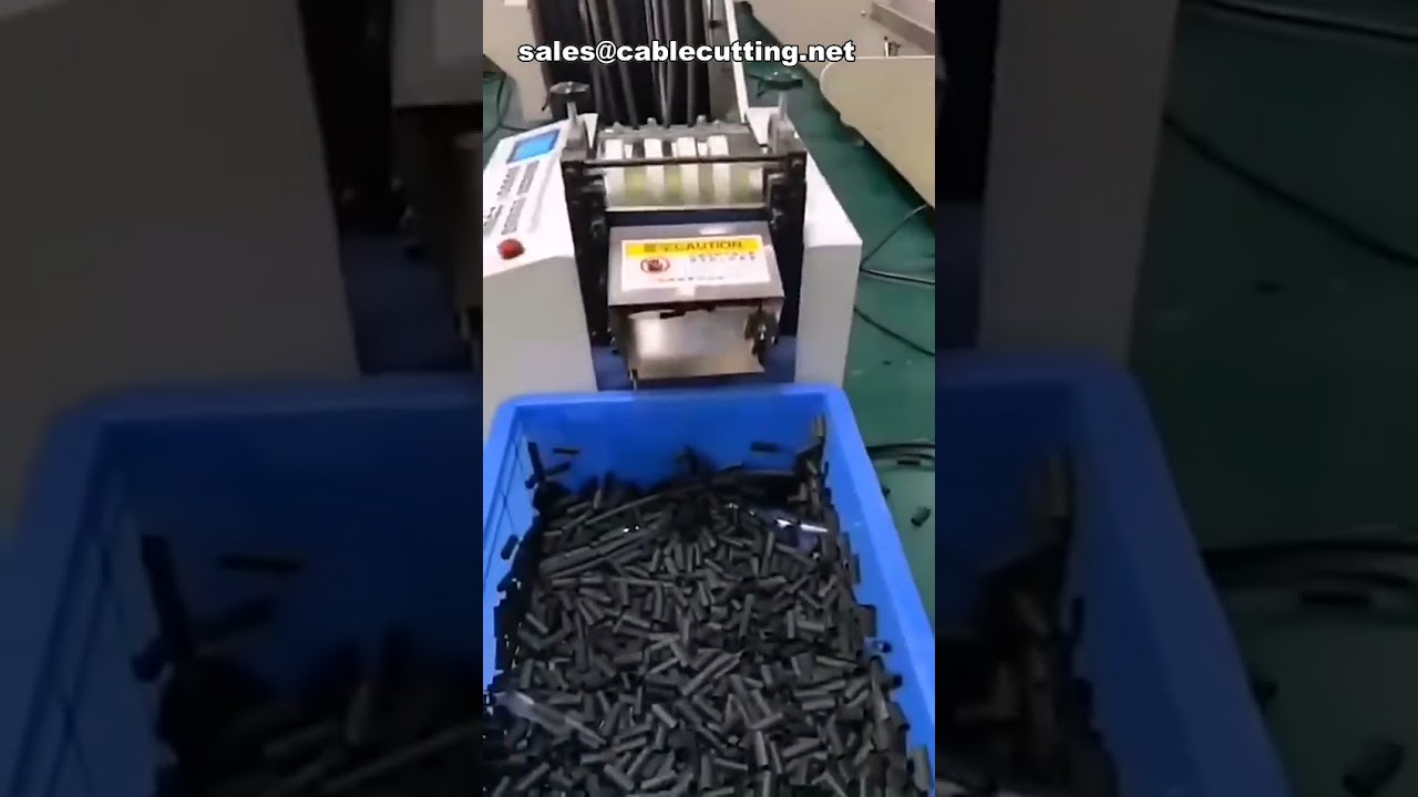 Máquina Automática de Corte de Tubos Termoencolhíveis de PVC – Precisão Industrial