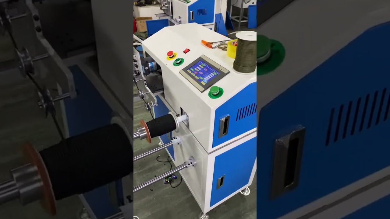 Máquina Automática Tudo em Um: Contagem, Separação, Corte, Bobinamento e Enrolamento de Cabos #MáquinaIndustrial