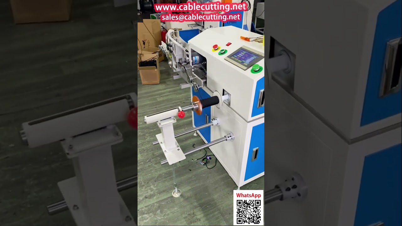 Máquina Automática para Enrolar Corda de Segurança com Núcleo de Chumbo e Contador Integrado
