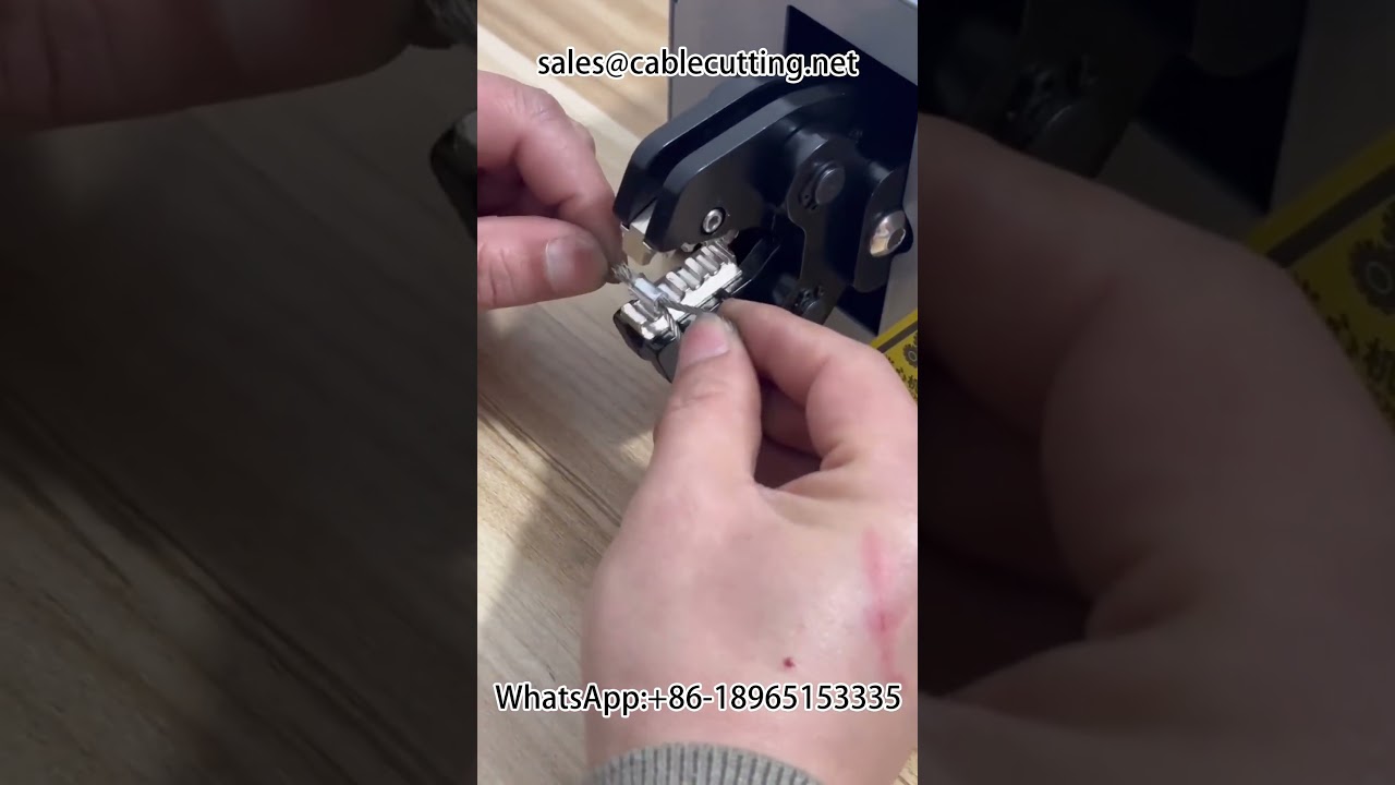 Máquina de Crimpagem de Terminais Pneumática | Automação Industrial