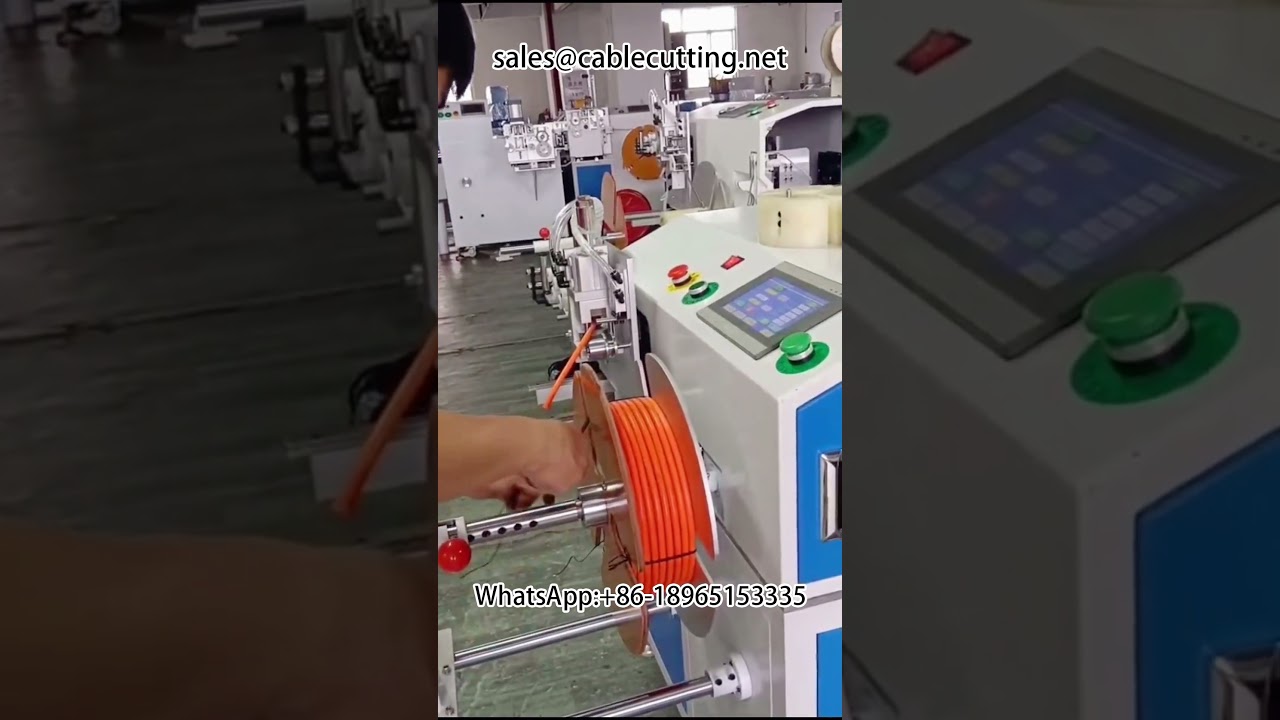 Máquina de Enrolamento com Contagem de Metros | Processamento de Fios e Chicotes Elétricos