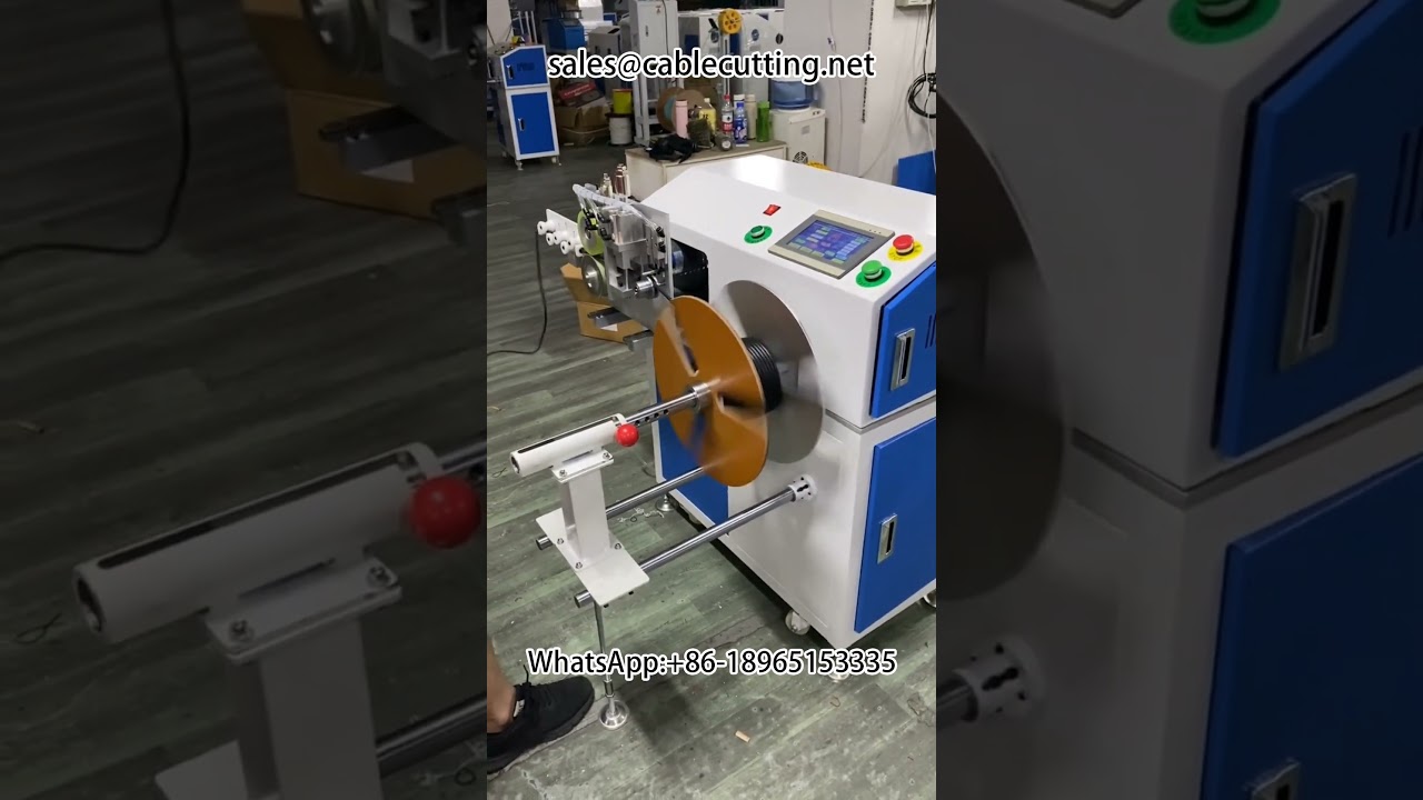 Máquina Automática de Contagem de Metragem, Corte e Enrolamento - #MáquinaEnroladoraComContagem