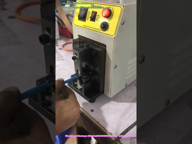 Máquina de Crimpagem para Conectores RJ45 e RJ11 - 2 Portas | Ferramenta Profissional