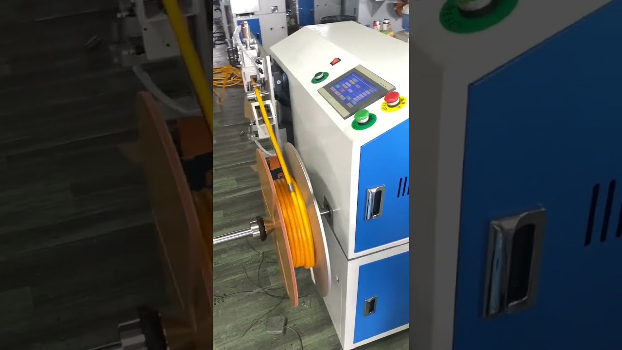 Máquina automática para contar, classificar, cortar, enrolar e bobinar tubos de jardim - Tudo em Um