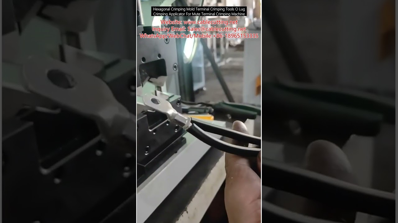 Matriz Hexagonal para Crimpagem de Terminais O-Lug | Aplicador Silencioso para Conectores