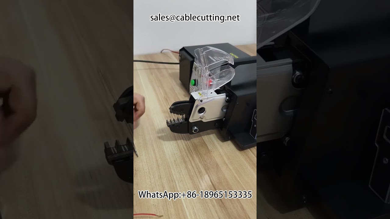 Máquina de Crimpagem Elétrica para Terminais: Crimpe Clipes Jacaré com Precisão