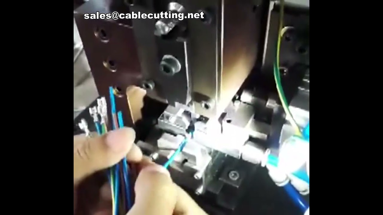 Máquina de Crimpagem Automática para Terminais DC e AC | Corte e Crimpagem de Cabos