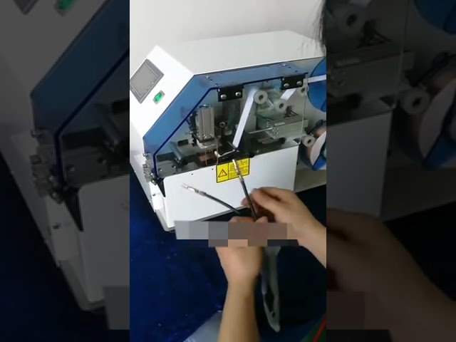 Máquina Automática de Enrolar Fita de Cobre e Alumínio para Cabos Blindados #fábrica #máquina