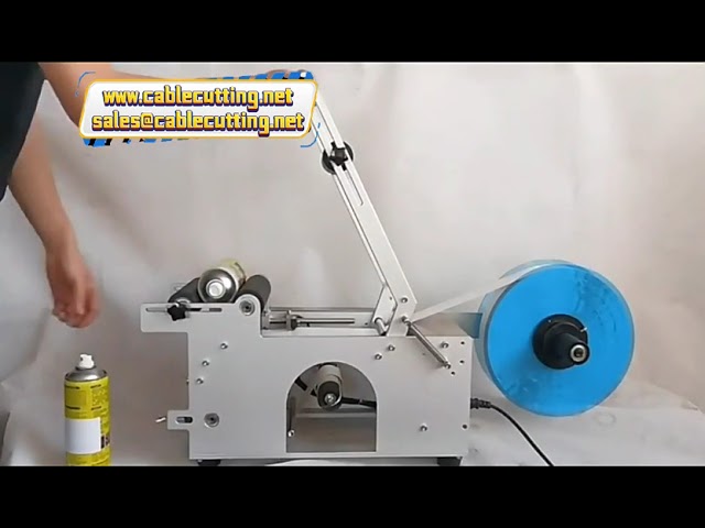 Máquina Manual de Rotulagem MT-50: Ideal para Garrafas de Vinho, PET, Latas de Cerveja e Datação