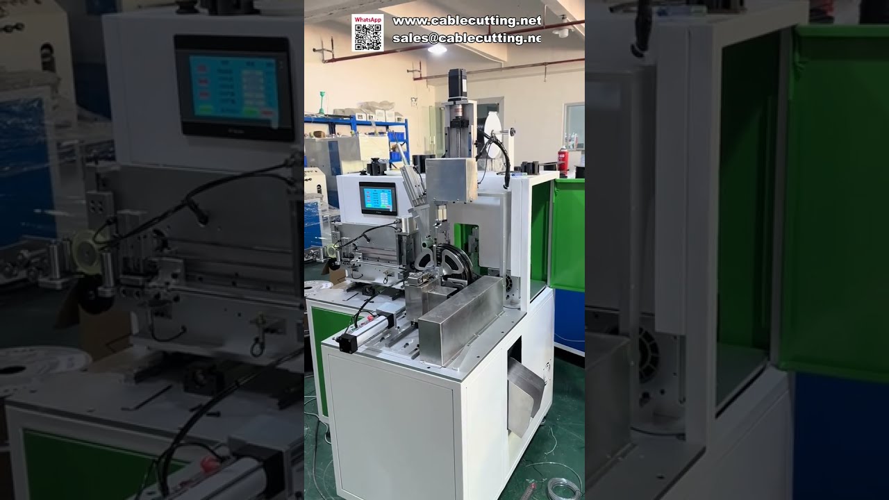 Máquina Automática de Contagem, Corte, Bobinagem e Amarração de Fios – Eficiência Industrial