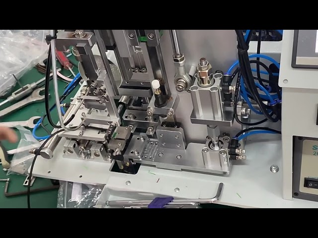 Máquina Semiautomática de Soldagem para Cabo PCB-USB: Decape, Corte e Solde com Precisão