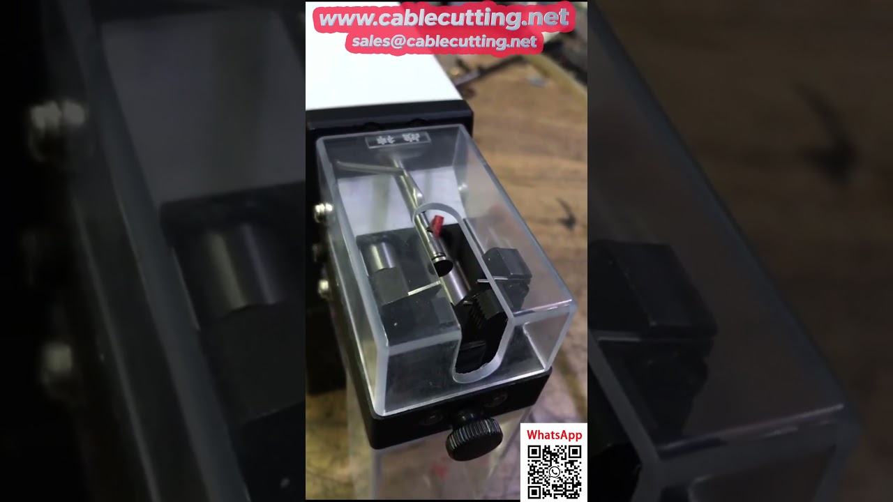 Peladora Pneumática por Indução para Cabo de 3,2 mm - Máquina Automática de Descascar Fios