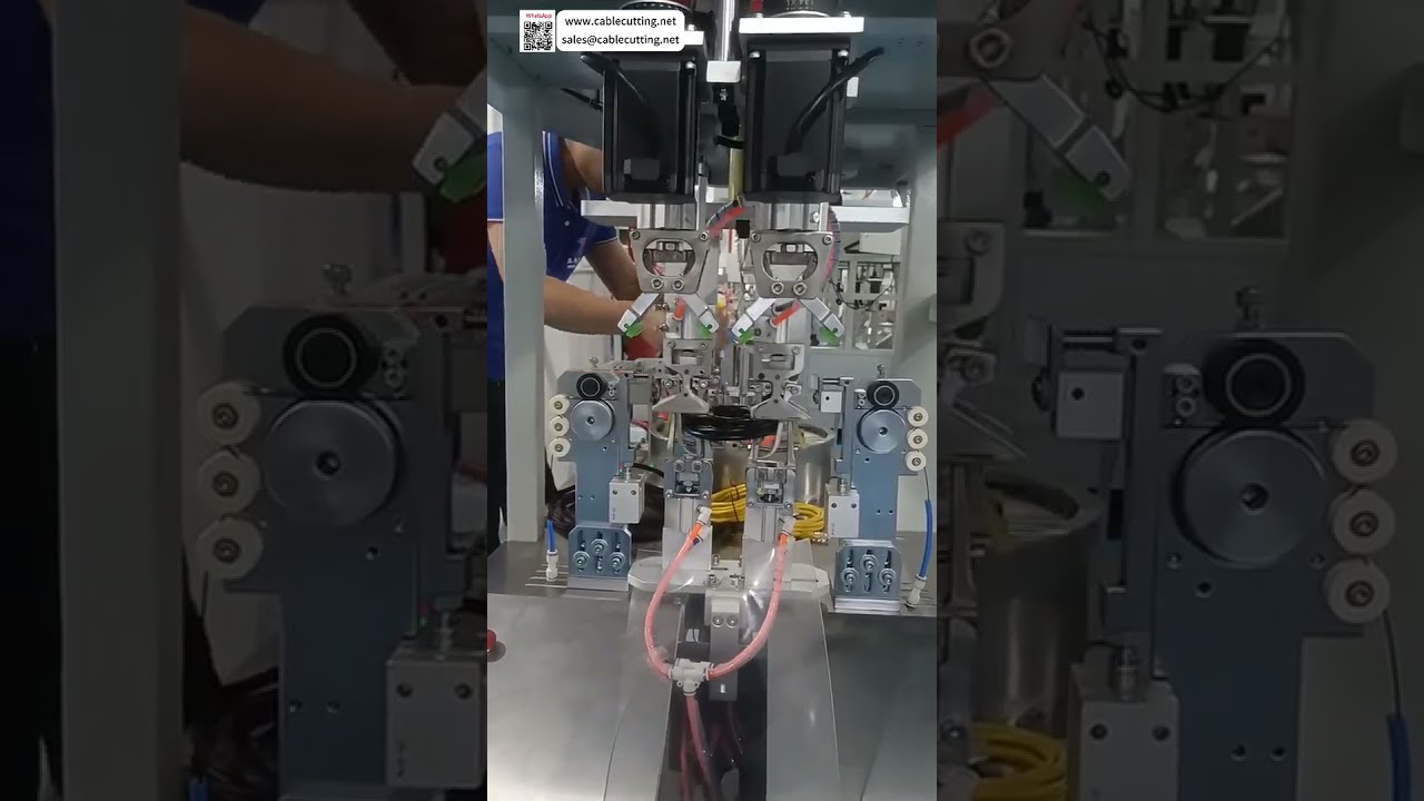 Equipamento Automatizado para Processamento de Chicotes Elétricos – Versão Compacta