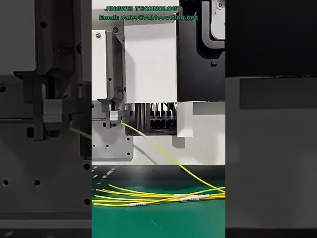 Máquina Automática para Inserir Tubo de Código Numérico em Fios e Cabos - Corte, Decapagem, Crimpagem e Marcação