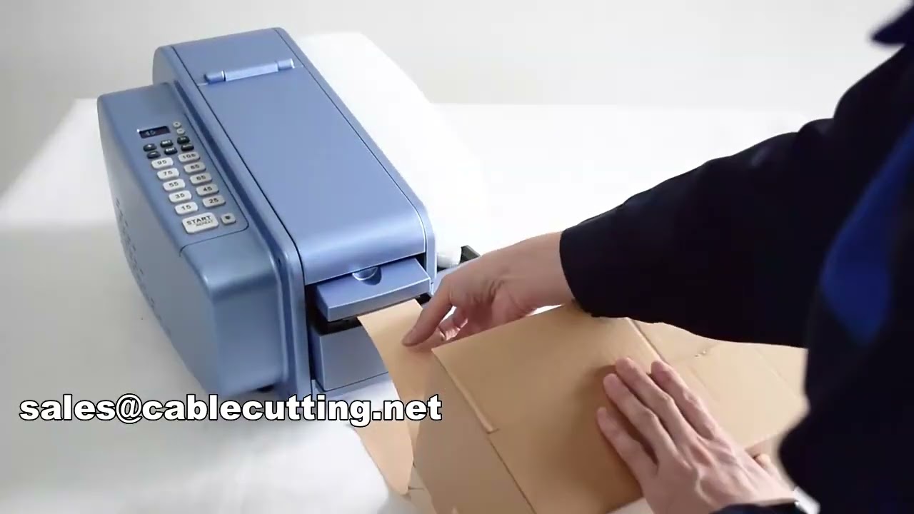 Máquina dispensadora de fita gummed ativada por água – Selagem automática e profissional