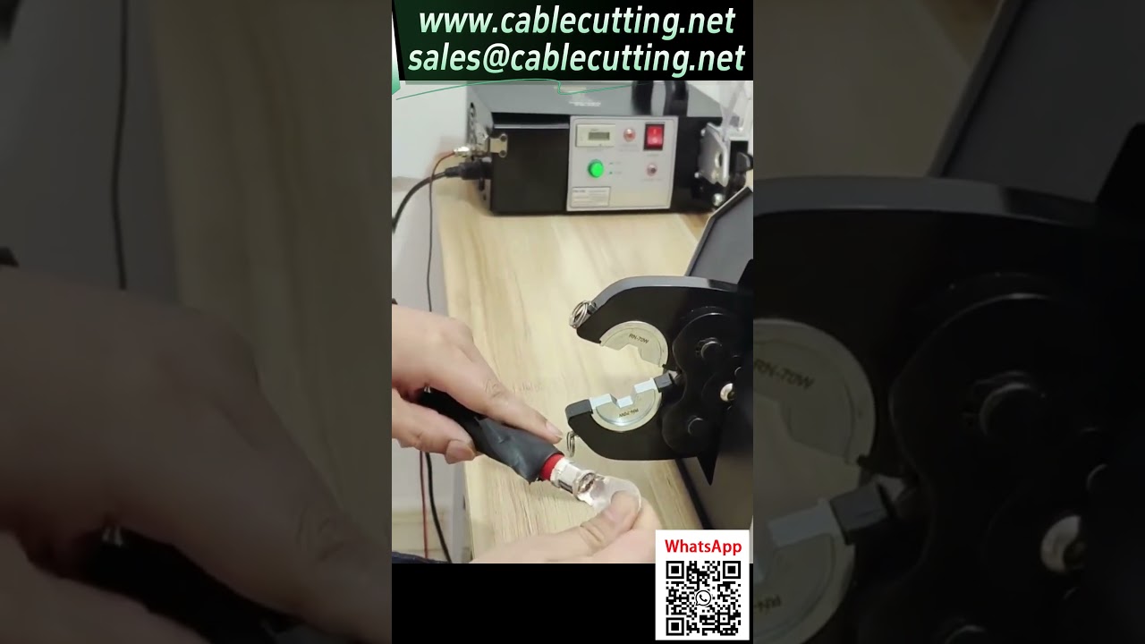 Máquina de Crimpagem Pneumática 500A para Terminais - Capaz de Crimpar Cabos de 300 mm²