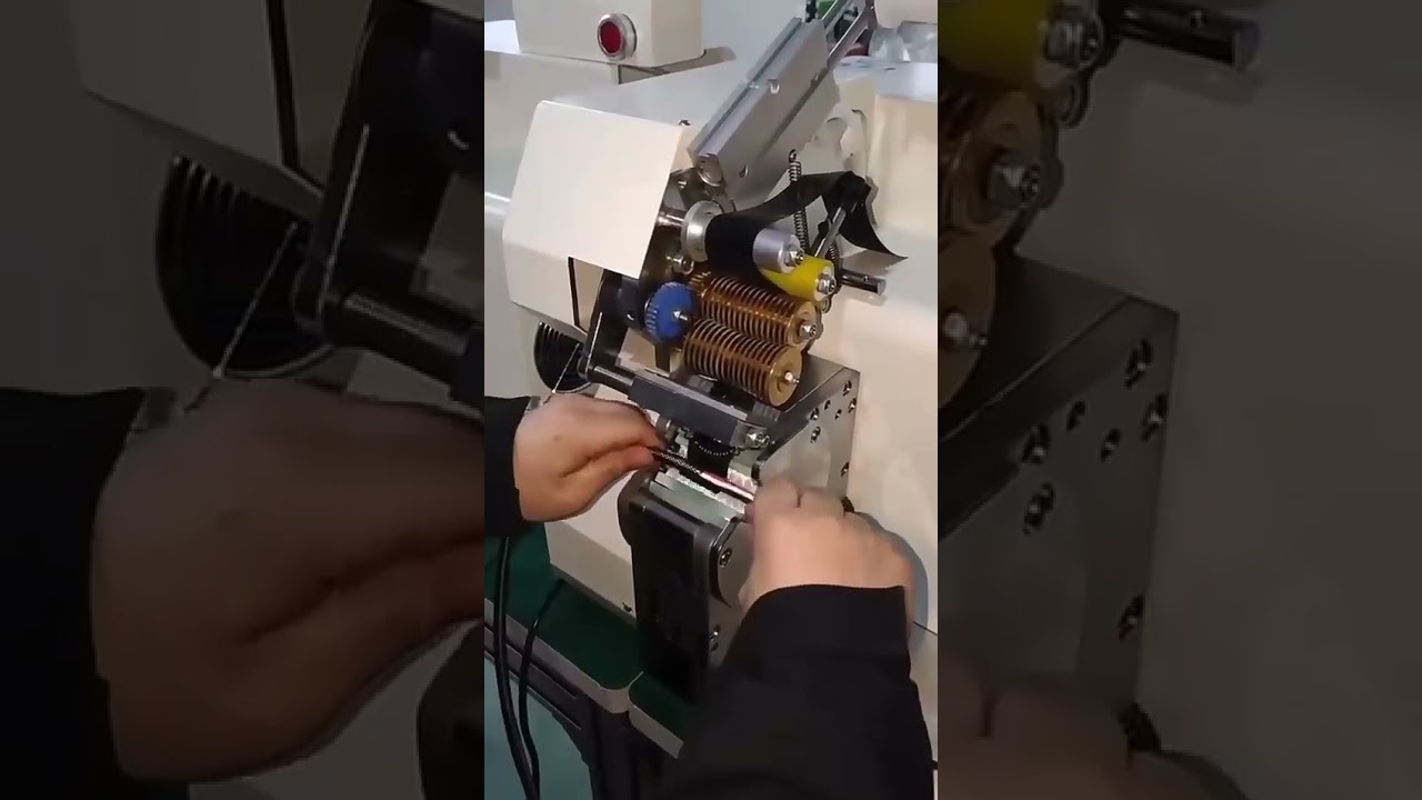 Máquina Automática de Enrolamento de Fita Isolante para Chicotes Elétricos e Bobinagem Pontual #máquina #automotivo