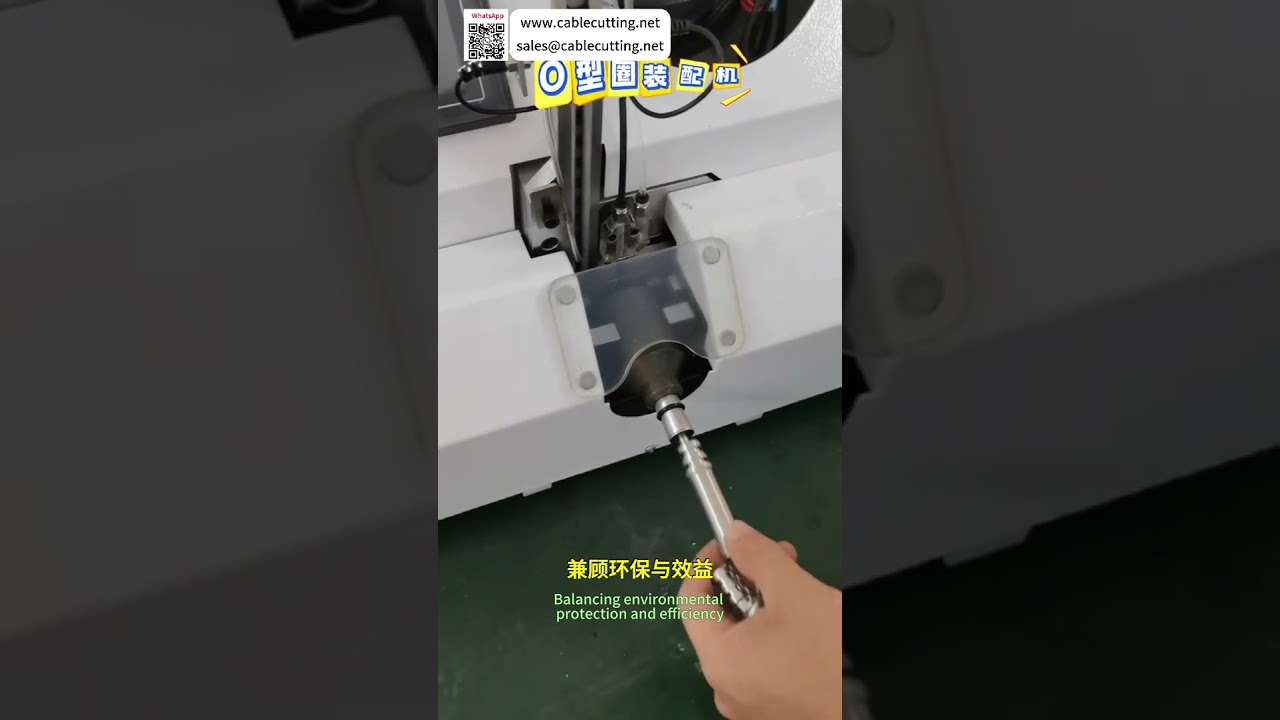 Máquina Inteligente de Montagem Automática de Anéis de Vedação – Troca Rápida de Molde e Alto Rendimento (Versão Curta)