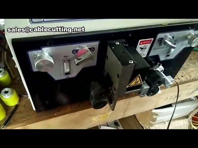Máquina de Corte, Decapagem e Crimpagem de Fios | Soluções Automatizadas para Cabos