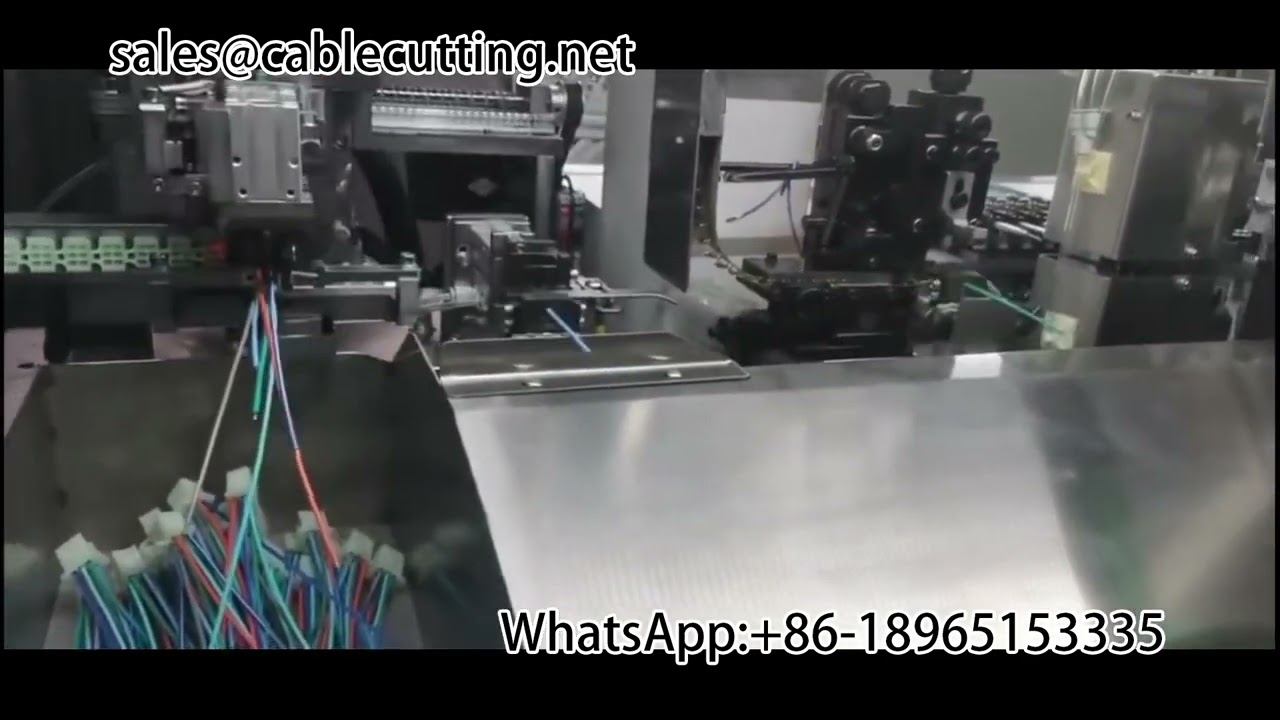 Máquina de Inserção de Terminais em Conectores #EquipamentoParaChicotes #MáquinaDeTerminais