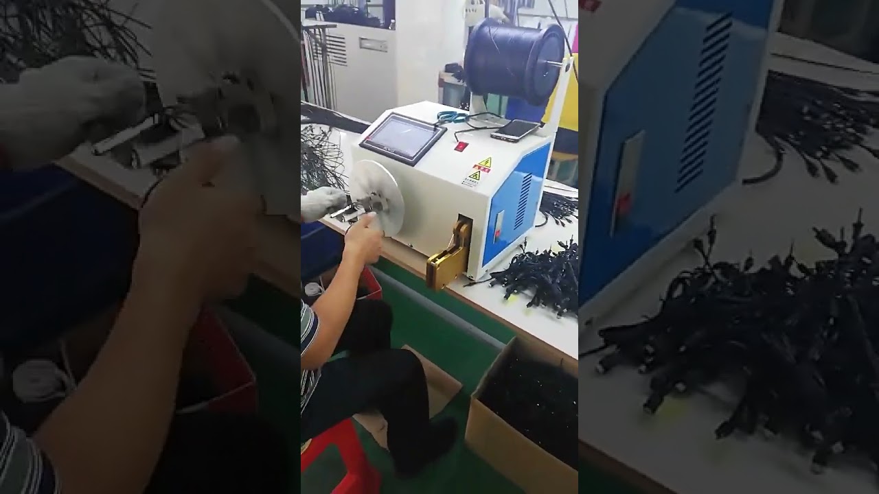 Máquina de Enrolar e Amarrar Cabos Elétricos em Oferta | Bobinadeira Automática