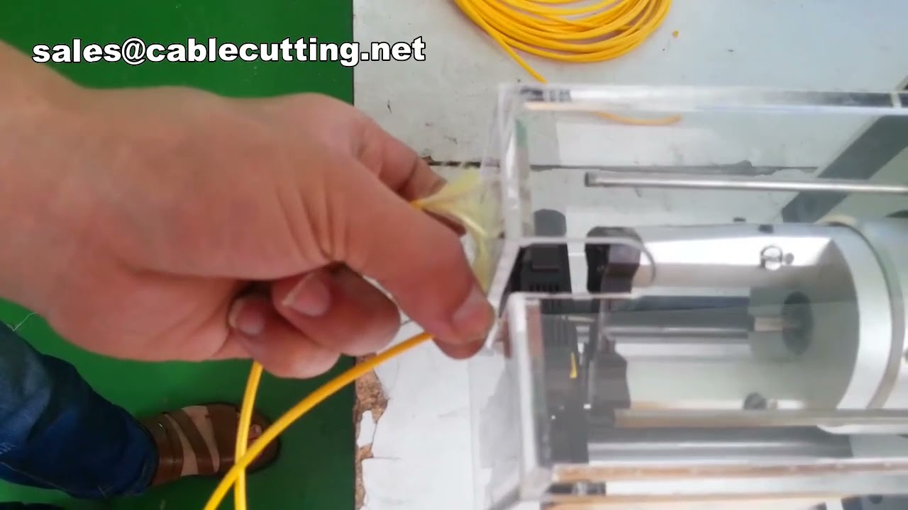 Máquina de Decapagem de Cabo Coaxial | Fabricação de Cabos Coaxiais | Equipamento para Micro Cabos